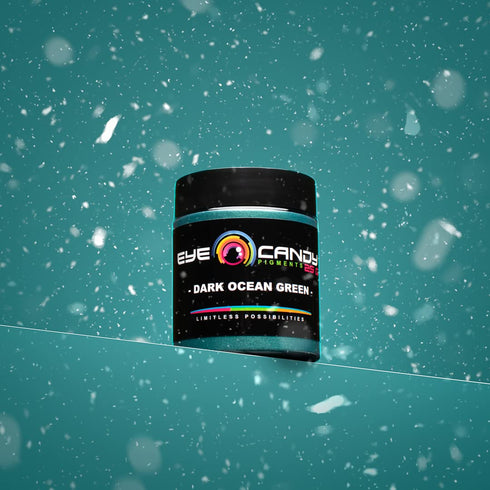 Mica Powder Pigment “Dark Ocean Green” (25g) Multipurpose DIY Arts and Crafts Additive | Acrylic, Woodworking, Bath Bombs, Resin, Epoxy, Soap, Fis...