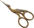 3.5 Inch Professional Stork Embroidery Scissors with Black Scabbard - Tenartis 375 Made in Italy...