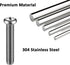 M8 Screws for Samsung TV M8 x 45mm, Pitch 1.25mm TV Mounting Bolts Screws with 25mm Long Spacers Work with Samsung 50" 55" 60" 65" 70" 75" 82" TV...