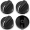 AMI PARTS 8273103 Gas Range Stove Knobs Fit for Whirlpool Stove Knobs Replacements AP6012363 8273107 8273111 ER8273103 (4-Pack,Black) for Whirlpoo...