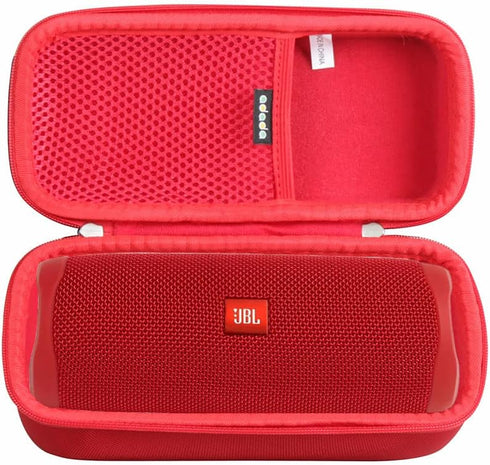 Hard Travel Case Fits JBL FLIP 5 / JBL FLIP 6 Waterproof Portable Bluetooth Speaker (Red)...