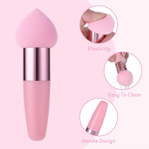 Sibba 3 PCS Makeup Sponges Foundation Beauty Blender Blending Wet and Dry Make Up Applicator Cosmetic Concealer Face Brush Egg Brushes Covers Eyes...