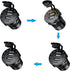 iMESTOU Car Charger Dual USB 4.8A Waterproof with LED Digital Voltemeter & Switch ON/Off for 12V/24V Marine, Boat, Motorcycle, Golf Cart, Truck an...