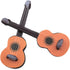 E-outstanding 2PCS Miniature Guitar Wooden Base Guitar Dollhouse Mini Musical Instrument Photo Props Doll House Model Home Decoration...