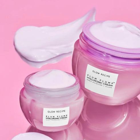 Glow Recipe Plum Plump Hyaluronic Acid Moisturizer Face Cream - Hydrating, Firming & Plumping Face Moisturizer for Dry Skin - Vegan Skin Care with...
