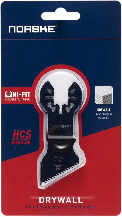 Norske Tools NOTP217 Oscillating Multi Tool Accessory Blade Universal Fit for Drywall Cutting...