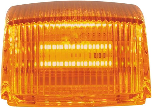 United Pacific 36 Led Square Cab Light - Amber LED/Amber Lens (12.0 volts, 36.0 watts, Waterproof, Fits Existing Light Housing, Polycarbonate Lens...