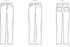 Simplicity Misses' and Women's Vintage Jeans Packet, Code 9266 Sewing Pattern, Sizes 20W-28W, White...