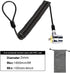 Security Hardware Cable Lock Kit,Retractable Cable Lock Portable Keyed Laptop Lock 3 Keys 6.2Ft for Monitors, Laptops, MacBooks, Tablets, iPad,Mac...