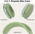 Silicone Case Cover for AirPods Max Headphones, Anti-Scratch Ear Pad Case Cover/Ear Cups Cover/Headband Cover for AirPods Max, Accessories Soft Si...