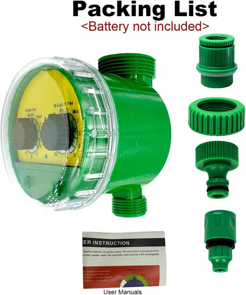 Sprinkler Timer - Knob Hose Water Timer Perfect for Automatic Watering - Advanced Watering Device for Drip Irrigation and Lawn Watering System...