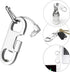 iPhone Charge Lightning Cable + Keychain + Bottle Opener + Aluminum Carabiner,Portable Multifunction Keychain Bottle Opener USB Charging Cord Shor...