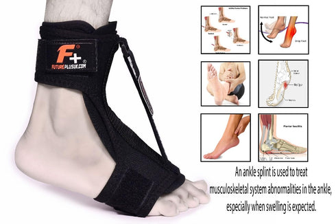 Ankle Support Brace Night for Men & Women, Sports Injury Recovery Ankle Sprain Compression, Arthritis, Achilles,Tendon, Foot Pain Relief, for Socc...