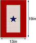 Military Service Garden Flag One Blue Star Army Navy Marine Corps USA Family Memorial Day Veterans Day 4th of July Decoration for Outdoor Lawn Yar...