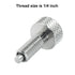 2 Pack Hand Retractable Spring Plunger M6 Type Quick Release Pins Rolling Toolbox Knurled Handle Stainless Steel Spring Pin(Silver)...