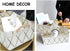 Storage Baskets for Organizing Toys Small Basket White Basket Felt Fabric Basket Bins for Home Office Closet Bathroom Bedroom Playroom Decorative ...