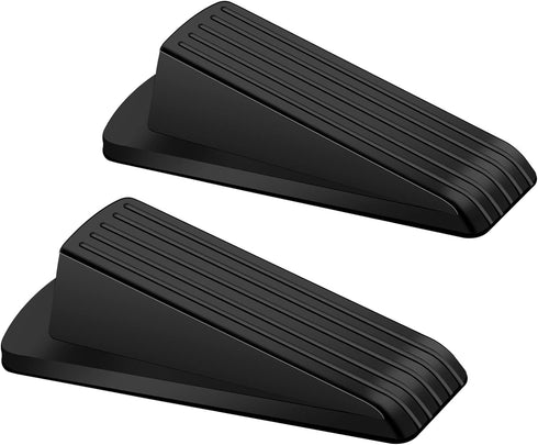 Door Stoppers, 2 Pack Premium Rubber Door Stoppers for Bottom of Door Security Rubber, Door Stopper Wedge for Carpet Heavy Duty Door...