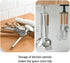 Aosome Under Cabinet Utensil Holder Hanger Hook for Kitchen and Bathroom 2 Pack...