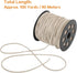 Tenn Well 2.6mm Suede Cord, 100 Yards Flat Faux Leather Cord String for Necklaces, Bracelets, Jewelry Making, Beading and DIY Crafts (Ivory)...
