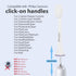 6 Pack Soft Toothbrush Replacement Heads for Philips Sonicare, Electric Replacement Brush Head Compatible with Phillips Sonic Care Toothbrush Head...