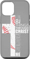 iPhone 14 Gifts For Baseball Players Phone Cases Christian Bible Verse Case...