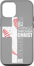 iPhone 14 Gifts For Baseball Players Phone Cases Christian Bible Verse Case...