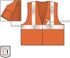 Ergodyne GloWear 8216BA ANSI High Visibility Breakaway Reflective Safety Vest with ID Badge Holder, Orange, 4X-Large/5X-Large...
