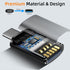 Temdan USB to USB C Adapter 4 Pack,?2*Type C Female to A Male Charger Converter?&?2*USB C Male to USB Female? for Apple Watch Ultra 8 9,iPhone 15 ...