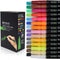 SAMA Acrylic Paint Pens 28 Color Acrylic Paint Pens Paints on Rock, Wood, Metal, Plastic, Glass, Canvas, & Ceramic. Water Based, Extra Fine Tip, S...