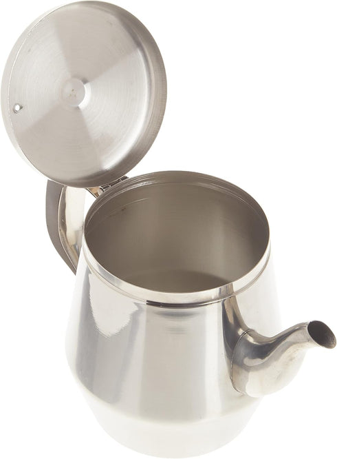 Winco Gooseneck Teapot, 32-Ounce,Stainless Steel,Medium...
