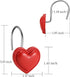 CHICTIE Red Heart Shower Curtain Hooks Rings,Set of 12 Decorative Shower Curtain Hooks,Valentines Day Stainless Steel Rust Resistant Shower Rings ...