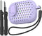AirPods Pro Second Generation Protective case with Cleaning kit, Anti-Fall Lock Design, Personalized Hollow Style - Pure Purple...