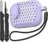AirPods Pro Second Generation Protective case with Cleaning kit, Anti-Fall Lock Design, Personalized Hollow Style - Pure Purple...