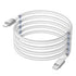 for USB C to Lightning Magnetic Charging Cable (3.3ft) Tangle-Free Charging Cable Surrounded Magnets Easy Storage Hassle-Free Handling Fast Charge...