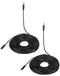 QWORK 3.5mm Audio Extension Cable - 20ft (6m) TRS Female to Male for Headphones, Microphones - Professional Grade - Clear Audio Signal...