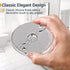 F-24334-12 1/2 in. IPS Floor and Ceiling Split Flange Escutcheon for Steel Pipes, Chrome Plated (Pack of 12)...