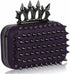 0.5 Yard Spike for Crafts Stude for Clothing, Black Spike stud with Glue, Cone Flatback Plastic Trim Mesh for Holloween Party Decoration Costume D...