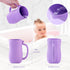 Baby Bath Rinse Cup Shower Shampoo Bowl Water Bath Bucket, Toddler Bath Toys Cup Water Containers Wash Essentials (Cat-Purple)...
