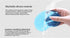 Silicone Mouse Wrist Rest Heart-Shaped Mouse Pad Cool Hand Cushion Relieve Pain Wrist Support for Computer, Laptop (Blue)...