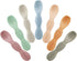 PandaEar 7 Pack Baby Led Weaning Spoons| Silicone Baby Spoons Self Feeding Utensils, Toddler Infant Feeding Spoon First Stage...