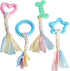 4 PCS Chew Toys for Teething, Soft Rubber Puppy Chew Toys, Puppy Teething Ring, Rope Dog Toys, Funny Interactive Toy for 2-8 Months Teething Small...