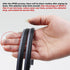 4PCS Car Windshield Wiper Blade Strips, DIY Silicone Car Frameless Window Boneless Replacement, Auto Adjustable Insert Rubber Wiper Blade Refills,...