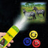 Animal Torch and Projector with 3 Discs 24 Images, Kids Torch for Boys, Animal Toys Small Gifts for Children, Cool Present for Toddler Age 3 4 5 6...