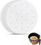Air Fryer Parchment Paper, Set of 200, 6 Inch Round Air Fryer Liners/Air Fryer Perforated Parchment Paper for Air Fryer, Steaming Basket and More ...