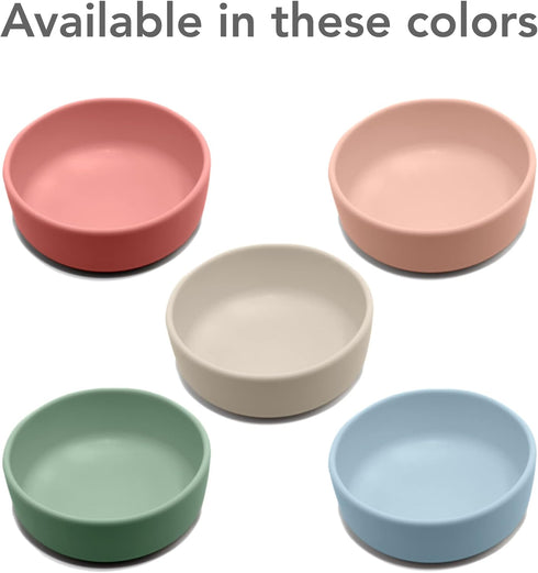 nouka Bowl | 100% Food-Grade Silicone | Comes With A Lip Edge | Non-Slip & Soft | Dishwasher Friendly | Shifting Sand | Size 10 Oz...