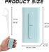 Blue Poratbel Travel Floss Pick Case,10 Count in Box,Ultra-Light Reusable Floss Dispenser,Super Portable for Everywhere,No Break No Shred Toothpic...
