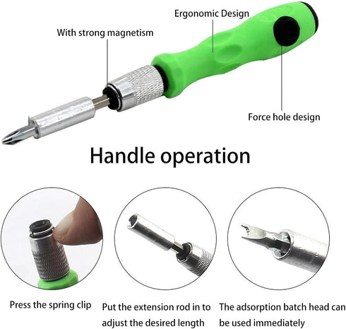 32 In 1 Small Screwdriver Tool Sets for Computers, Eyeglass, Watch, Laptop, Phone, ToySet,with Storage Box?Magnetic Precision Screwdrivers Bit Set...