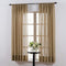 Thermoregulating Semi-Sheer Curtains – Energy-Saving Privacy Panels with UV Light Deflection, Heat & Cold Insulation (Taupe, 108" L x 59" W, Pack ...