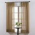 Thermoregulating Semi-Sheer Curtains – Energy-Saving Privacy Panels with UV Light Deflection, Heat & Cold Insulation (Taupe, 108" L x 59" W, Pack ...