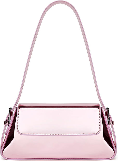 Evening Bag Purse Y2K Sliver Gold Clutch Shoulder Handbag Party Metallic Purse...